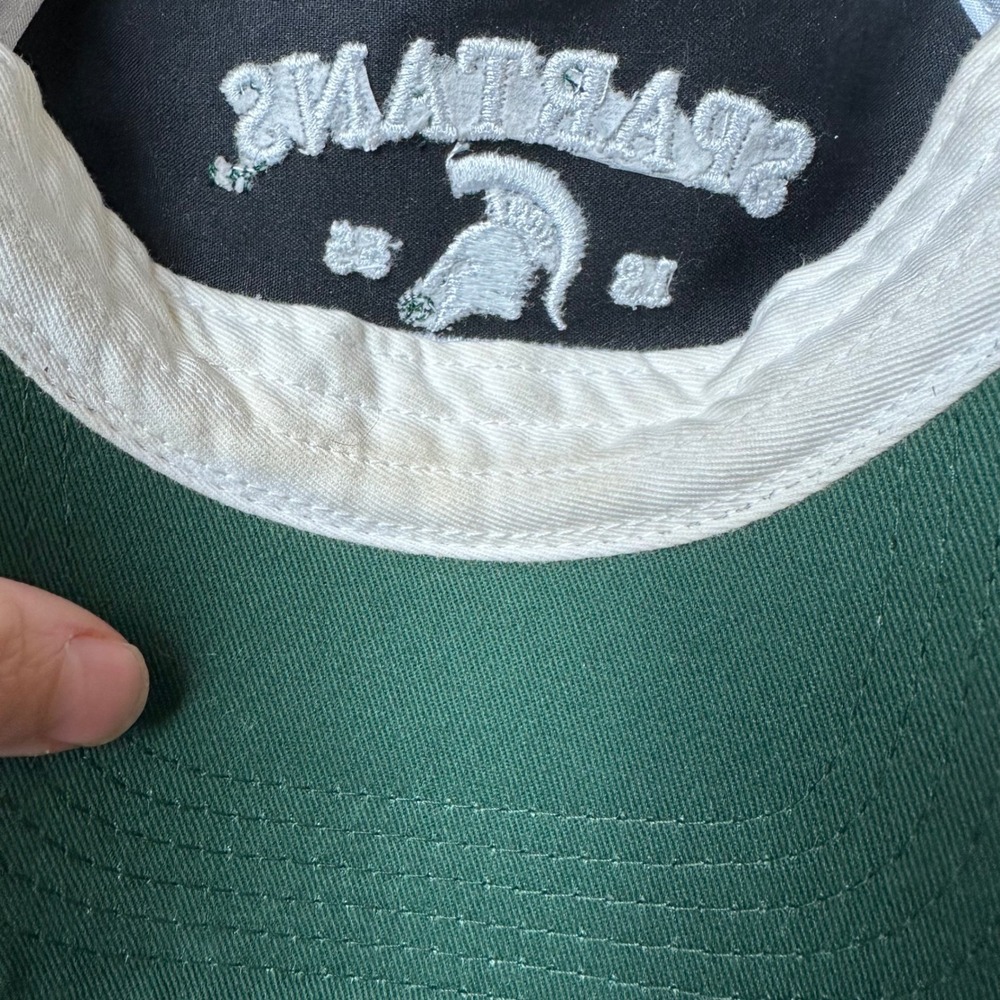 Michigan State Spartans Trucker Hat Cap Green White‎ Adjustable - Picture 7 of 7